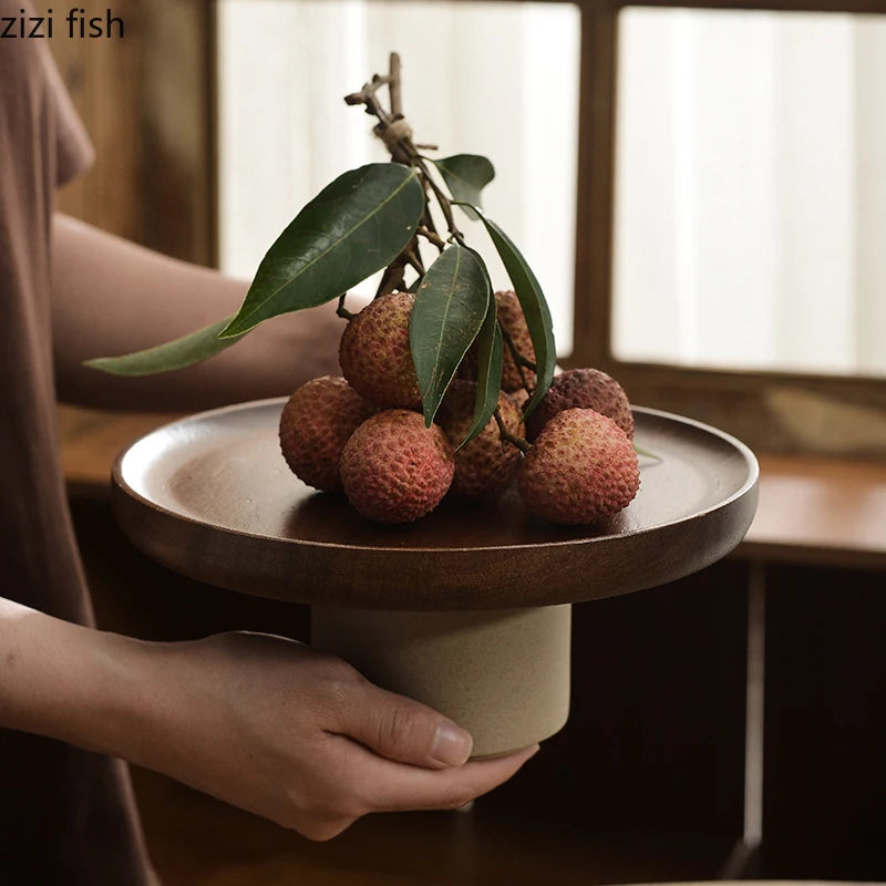 Wooden Fruit Plate