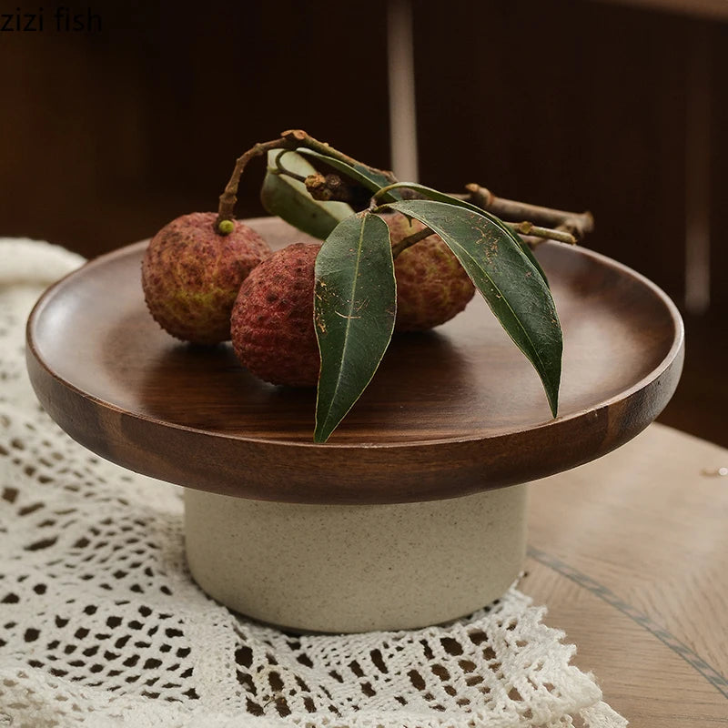 Wooden Fruit Plate