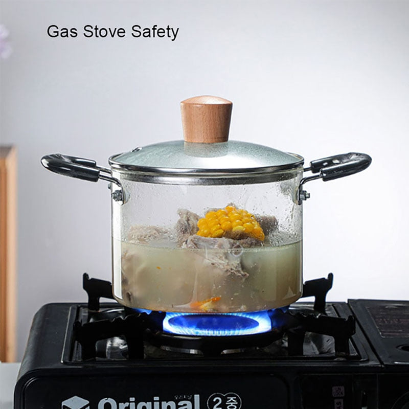 Glass Cooking Pot – Retroz Home