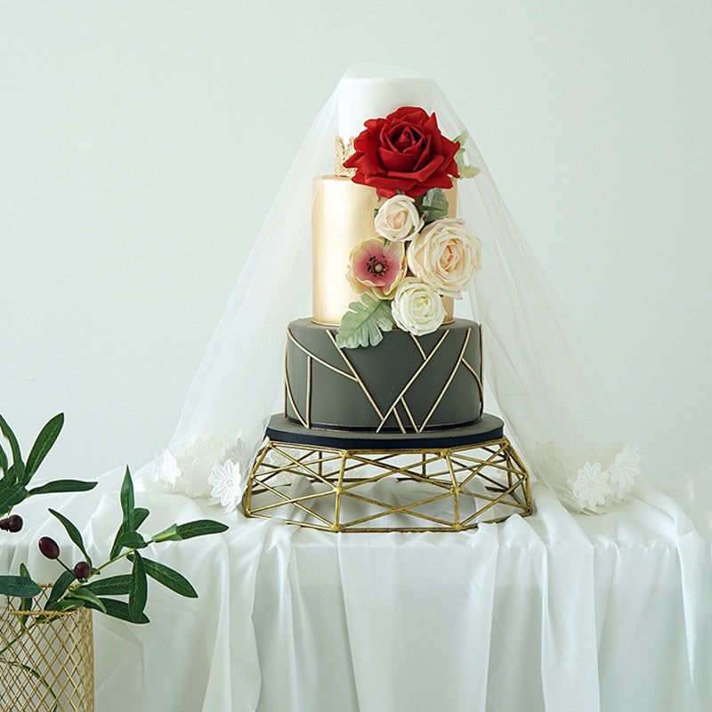 Geometric Shape Cake Stand