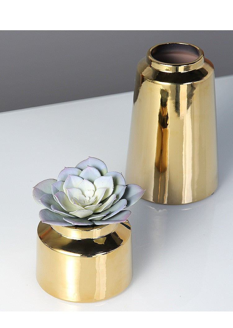 Modern Golden Vase