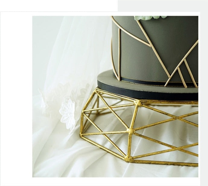 Geometric Shape Cake Stand