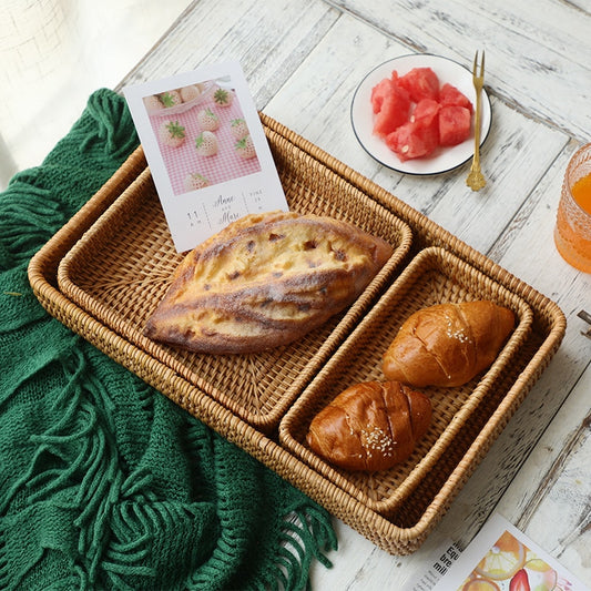 Hand-woven serving Tray