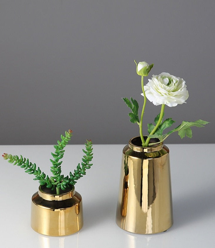 Modern Golden Vase