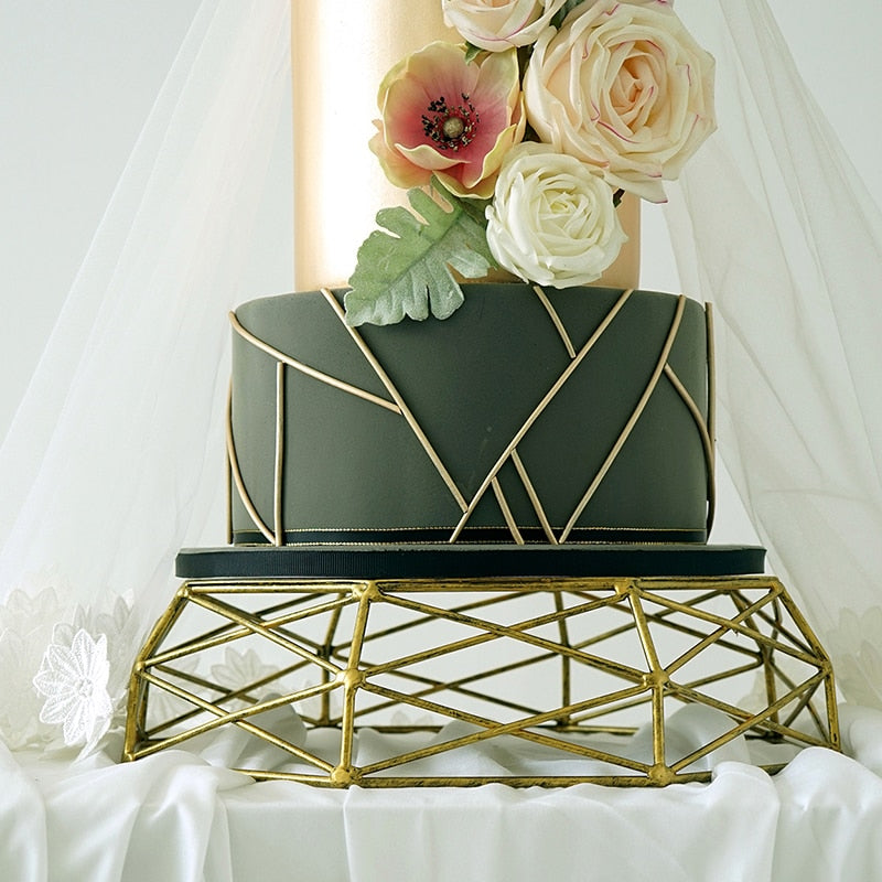 Geometric Shape Cake Stand