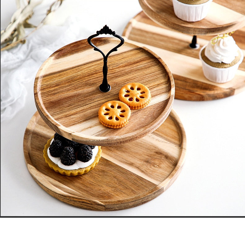 Wooden Cake Stand