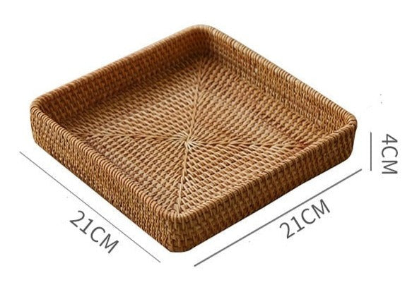 Hand-woven serving Tray